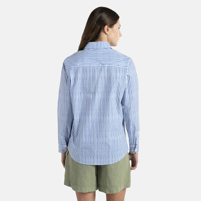 (image for) Shop Online Camicia in cotone a righe F08251016-01108 negozi harmont & blaine