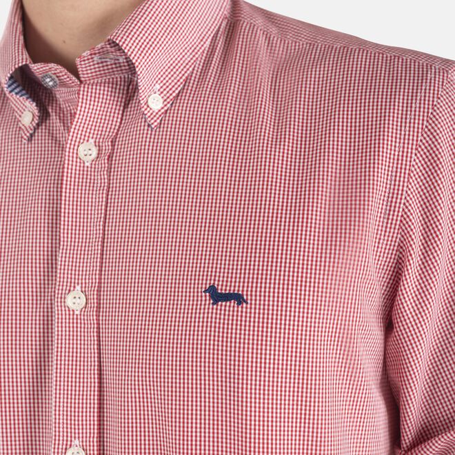 (image for) Check shirt with contrasting inserts F08251016-01053 outlet harmont & blaine