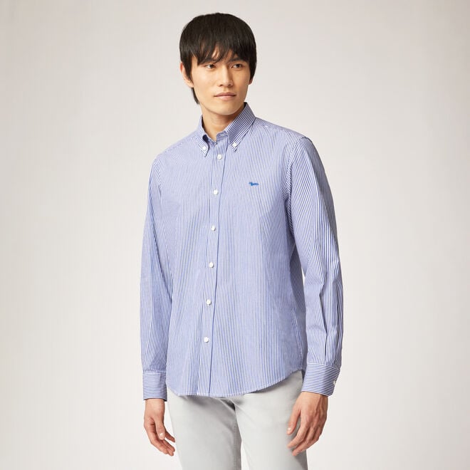 (image for) Cotton shirt with contrasting interior F08251016-01011 harmont e blaine