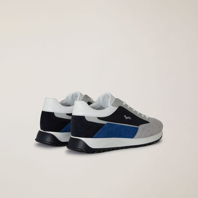 (image for) harmont & blaine negozi Sneaker in camoscio con inserti a contrasto F08251016-0763