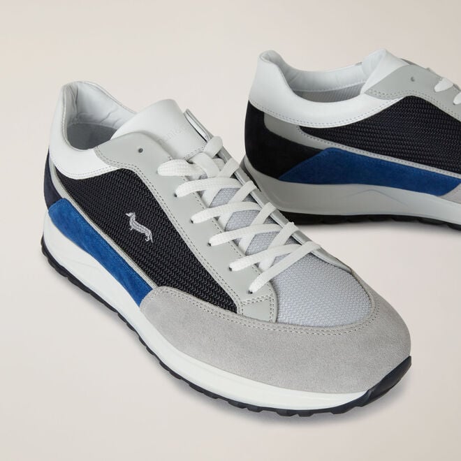 (image for) harmont & blaine negozi Sneaker in camoscio con inserti a contrasto F08251016-0763
