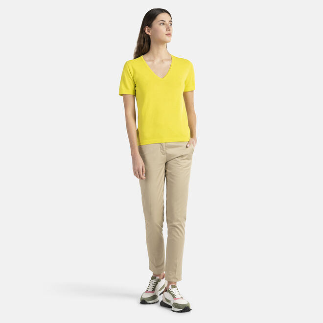 (image for) outlet harmont & blaine T-shirt smacchinata in cotone F08251016-01091 Al 70
