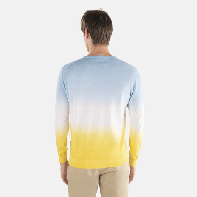 (image for) Desert oasis tie-dye crew-neck pullover F08251016-0777 Please Shop Online