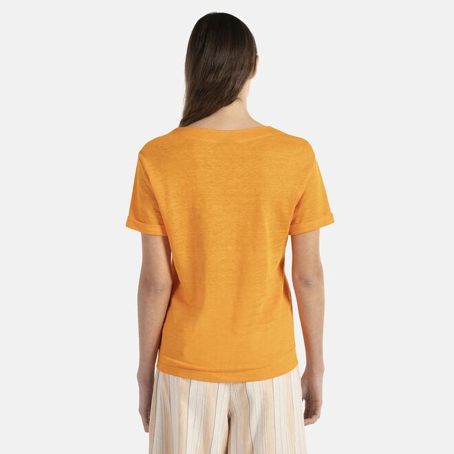 (image for) in saldo fino al -80% T-shirt oversize in lino F08251016-01084 outlet harmont & blaine
