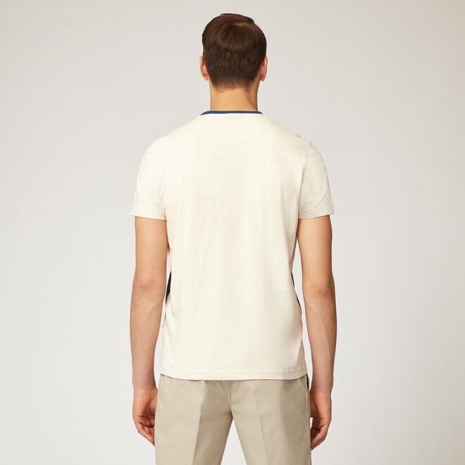 (image for) harmont e blaine saldi T-shirt con fasce color block F08251016-0931