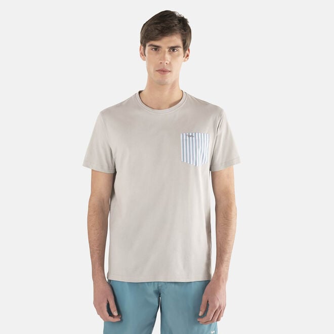 (image for) Acquisto T-shirt in cotone con taschino F08251016-0769