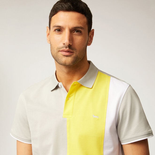 (image for) Polo in cotone color block F08251016-0765 harmont & blaine outlet online