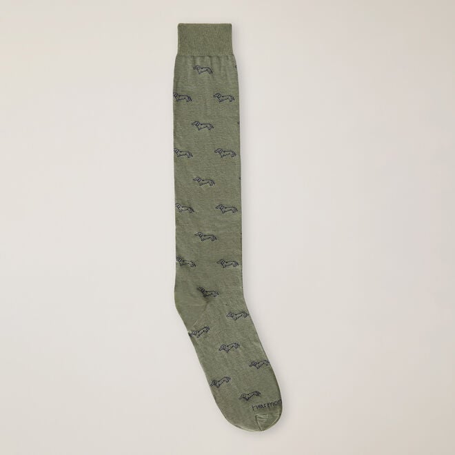(image for) Acquista Online Long socks with dachshunds all over F08251016-0757