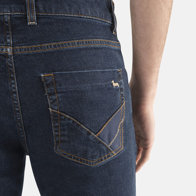 (image for) In Saldo Jeans cinque tasche con dettagli personalizzati F08251016-0646 Economico