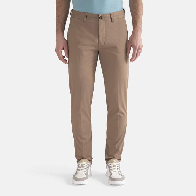(image for) Outlet Online Shop Pantalone chino in cotone light twill F08251016-0868 harmont & blaine